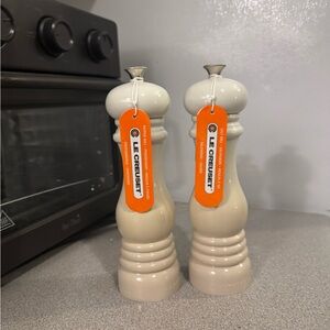 Le Creuset Meringue Coloured Salt and Pepper Mills